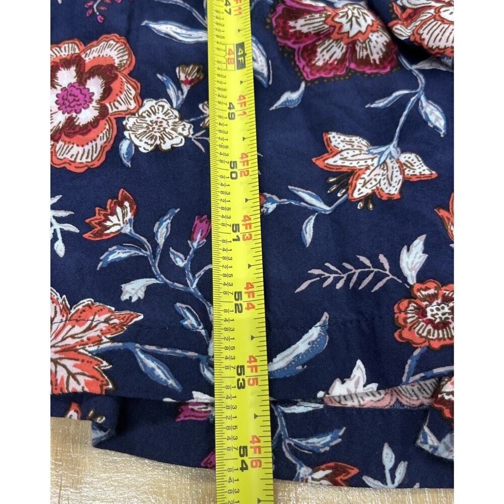 Old Navy Floral Halter Maxi Dress Womens Large Blue Vacation Resort Beach - Picture 15 of 15